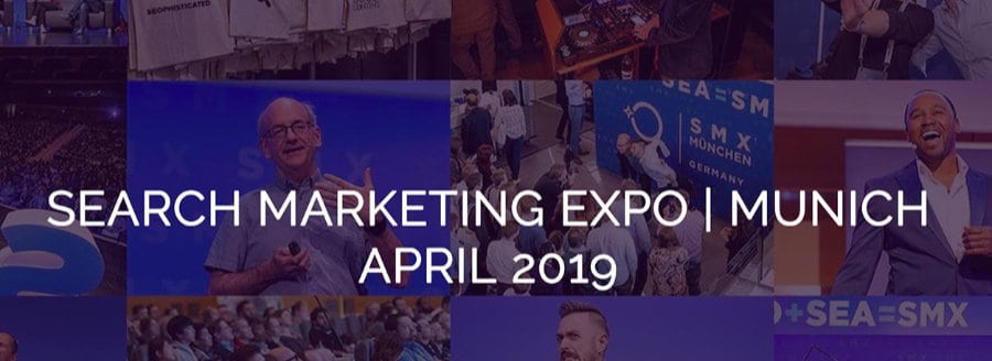 Search marketing expo 2019 Munich header image